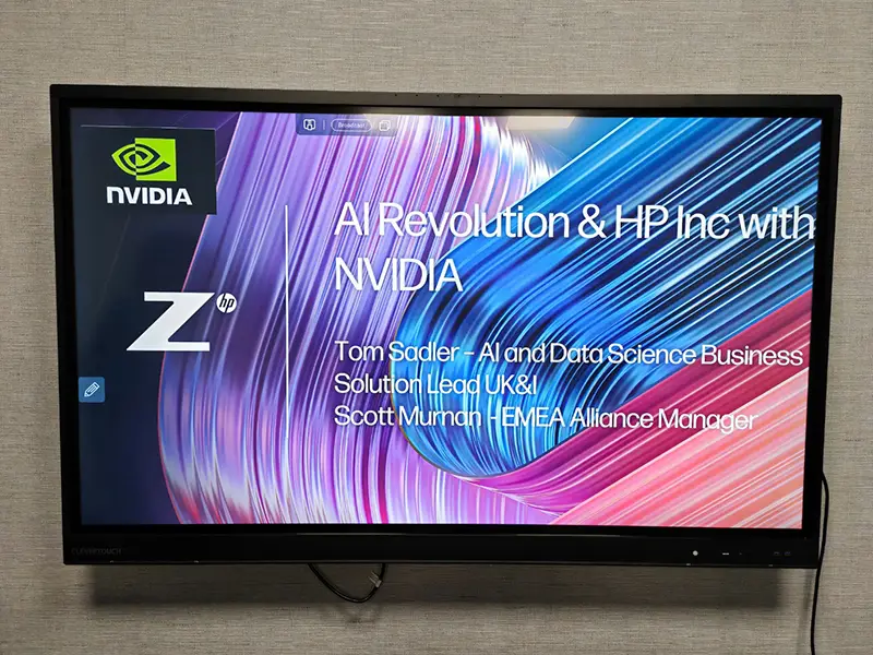 NVIDIA breakout session at HP Future of Work